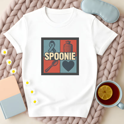 Spoonie Awareness Retro T-Shirt