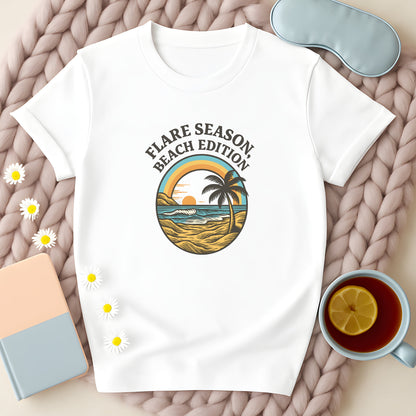 Flare Season Beach Edition Sunset T-Shirt