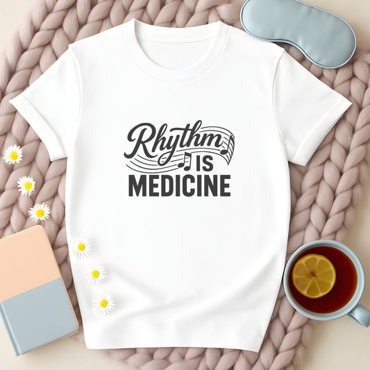 Rhythm Is Medicine Music T-Shirt