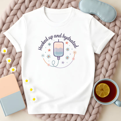 Hooked Up And Hydrated IV T-Shirt