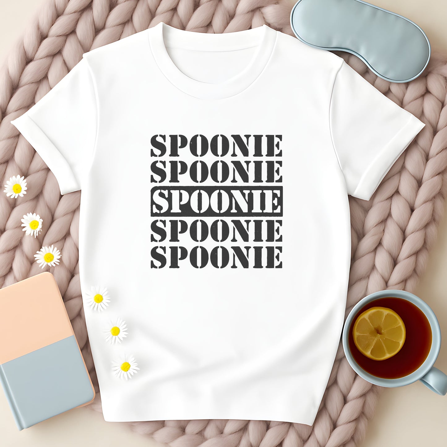 Spoonie Military Stencil T-Shirt
