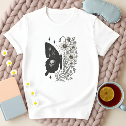 Gothic Spoonie Butterfly T-Shirt