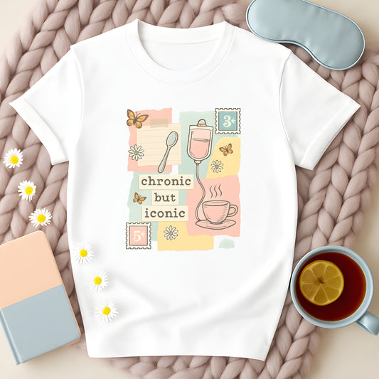 Chronic But Iconic Scrapbook T-Shirt