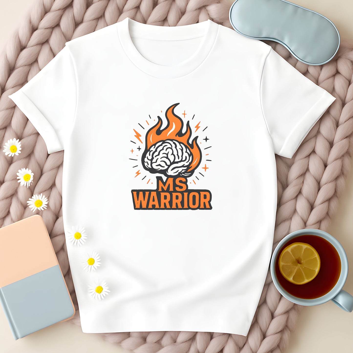 Fiery Brain MS Warrior T-Shirt