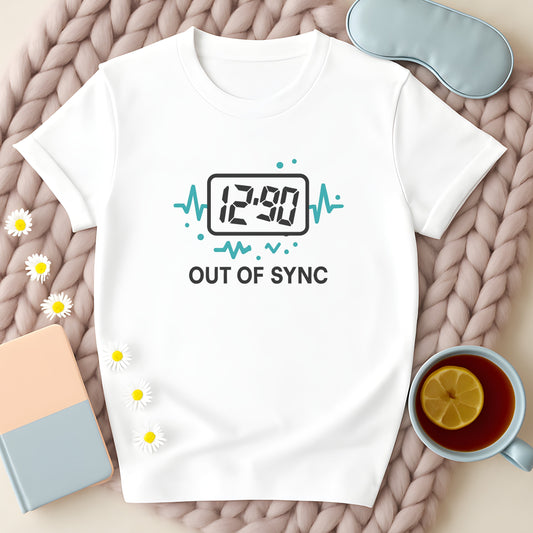 Out Of Sync Digital Clock T-Shirt