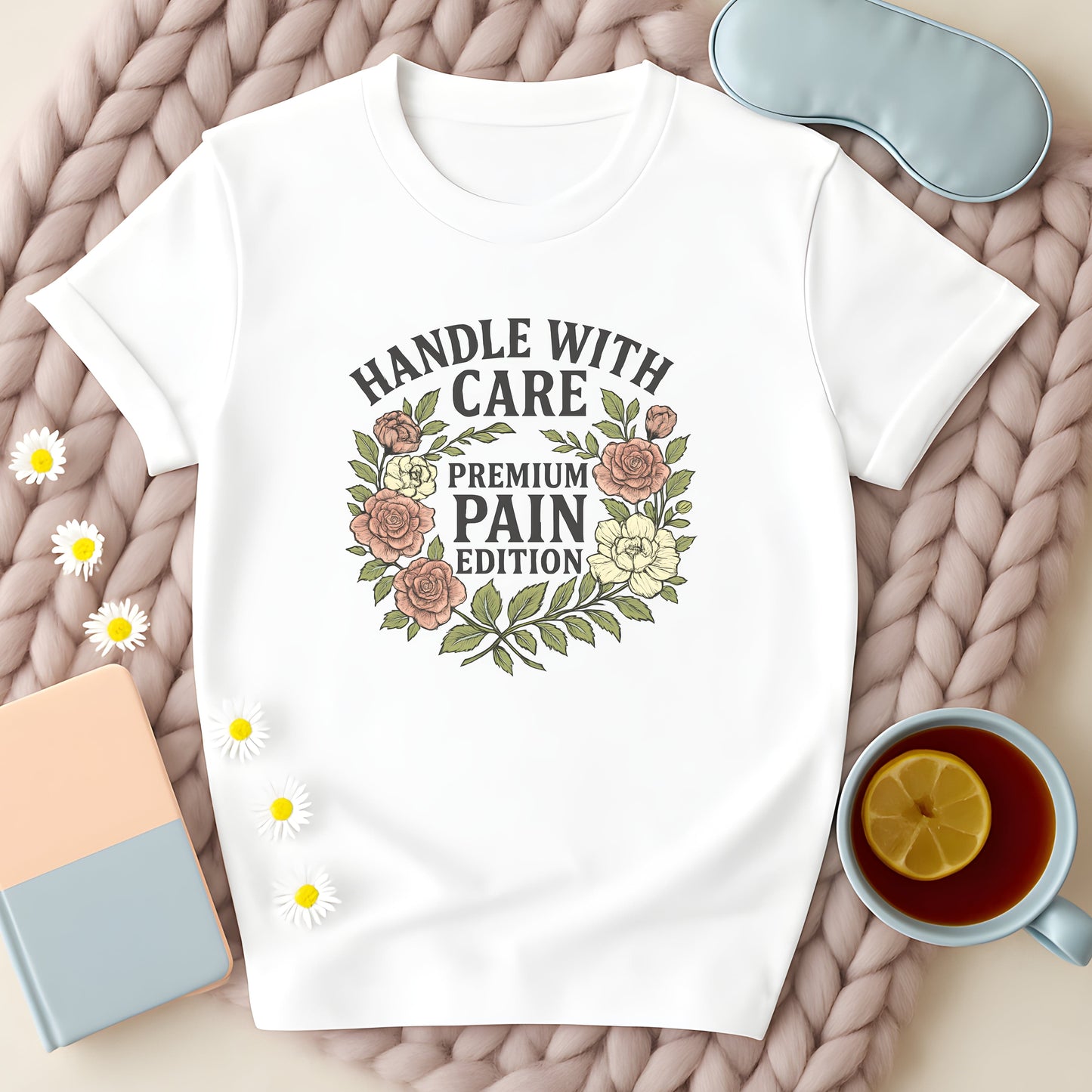 Handle With Care Floral T-Shirt