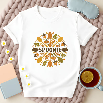 Vintage Spoonie Fall Mandala T-Shirt