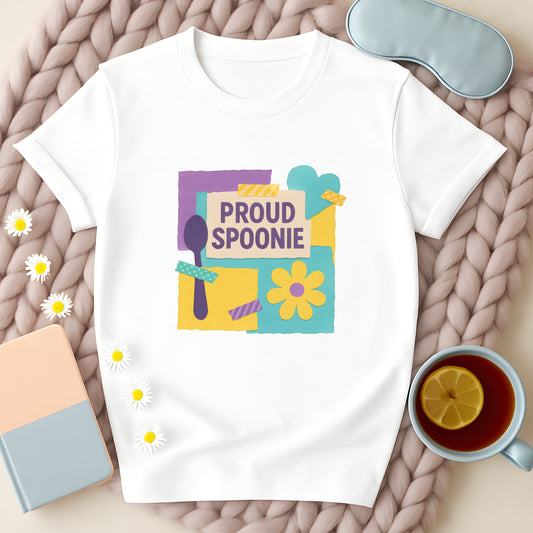 Proud Spoonie Scrapbook T-Shirt