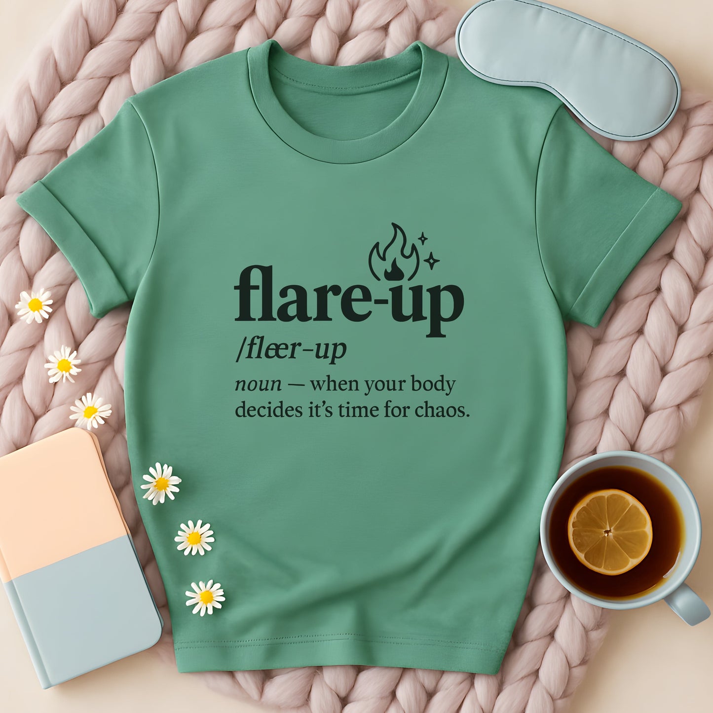 Flare-Up Definition T-Shirt