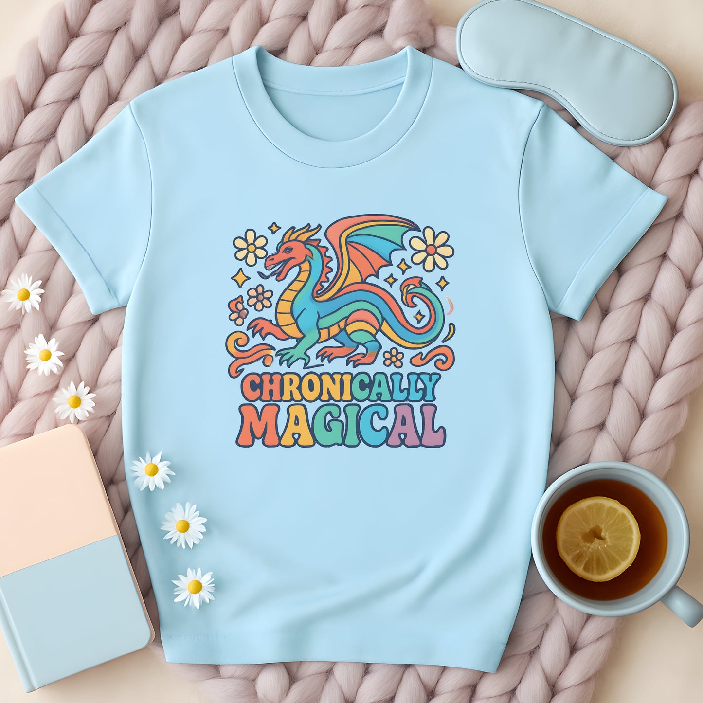 Chronically Magical Rainbow Dragon T-Shirt