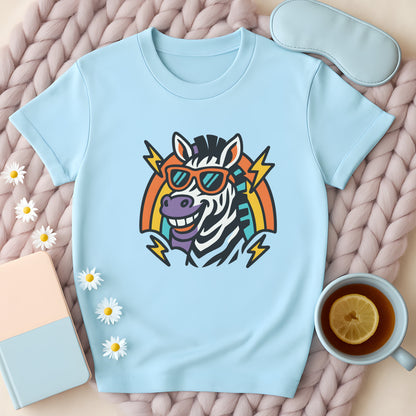 Retro Rainbow Zebra T-Shirt