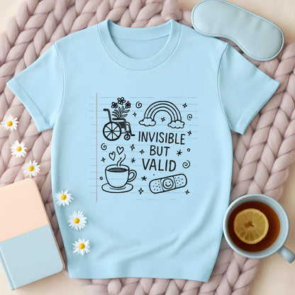 Invisible But Valid Notebook Doodle T-Shirt