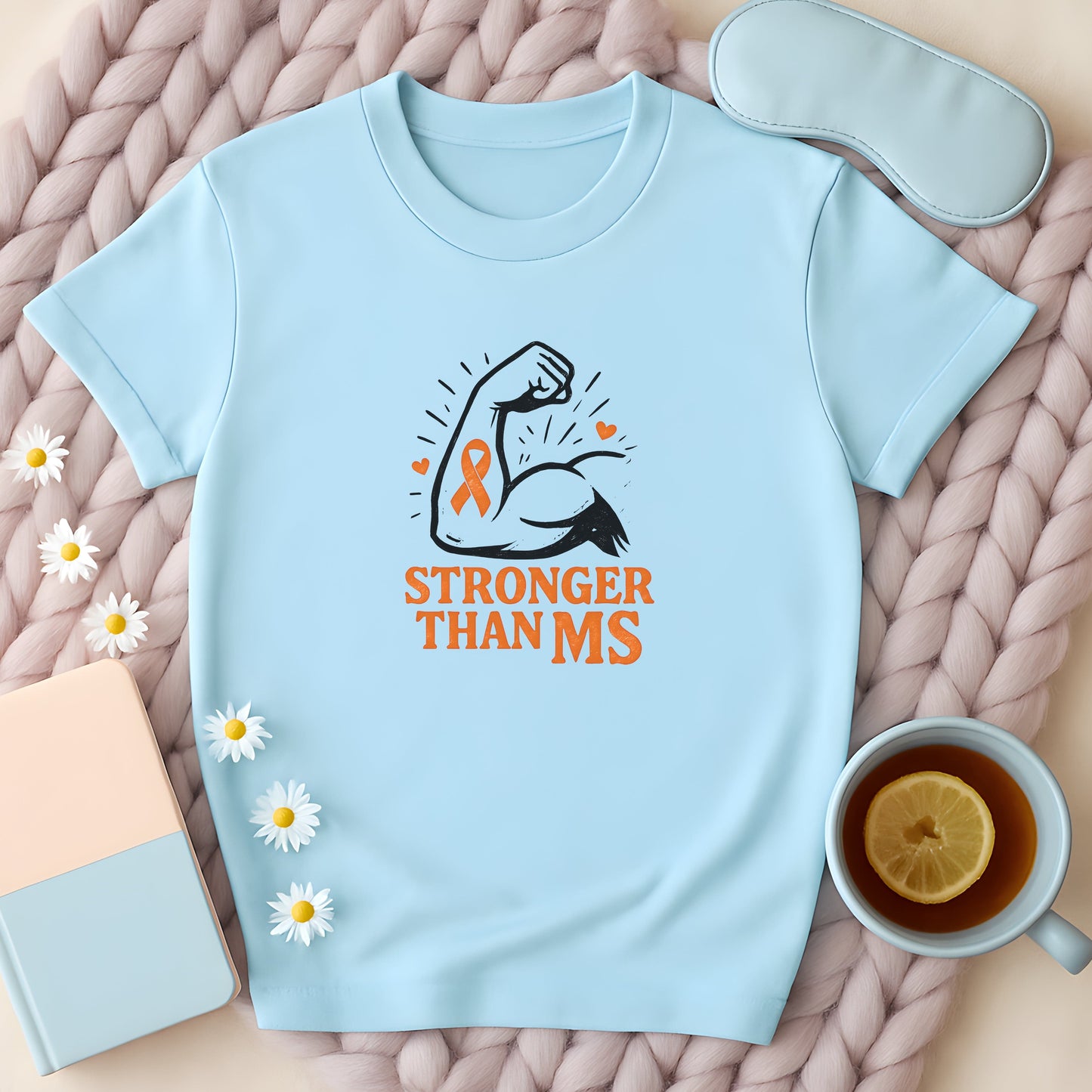 Stronger Than MS Bicep T-Shirt