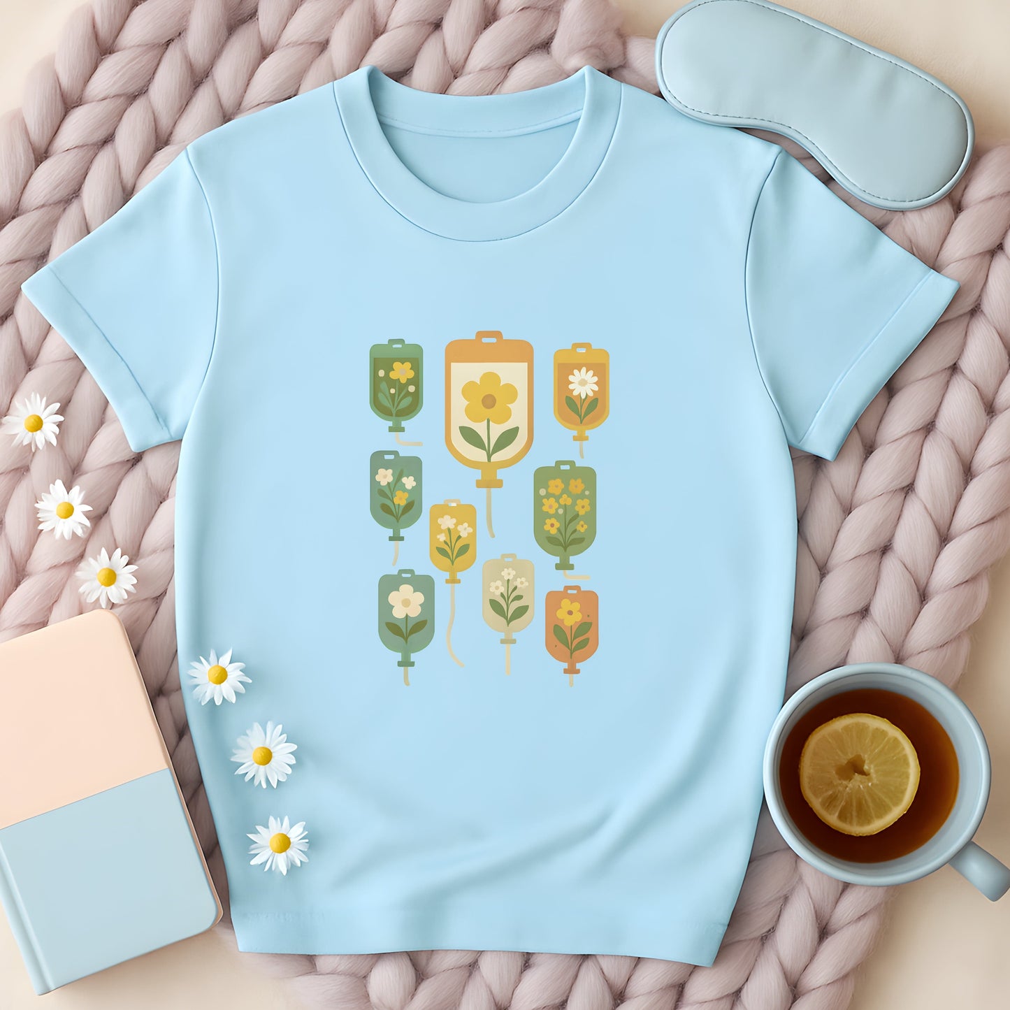 Floral IV Bags T-Shirt