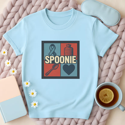 Spoonie Awareness Retro T-Shirt