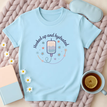 Hooked Up And Hydrated IV T-Shirt