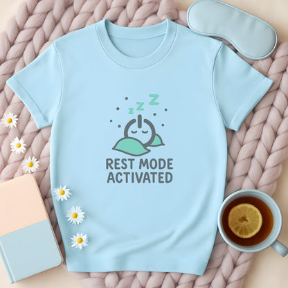 Sleepy Power Button T-Shirt