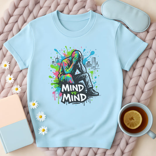 Mind Vs Mind Mental Health City T-Shirt