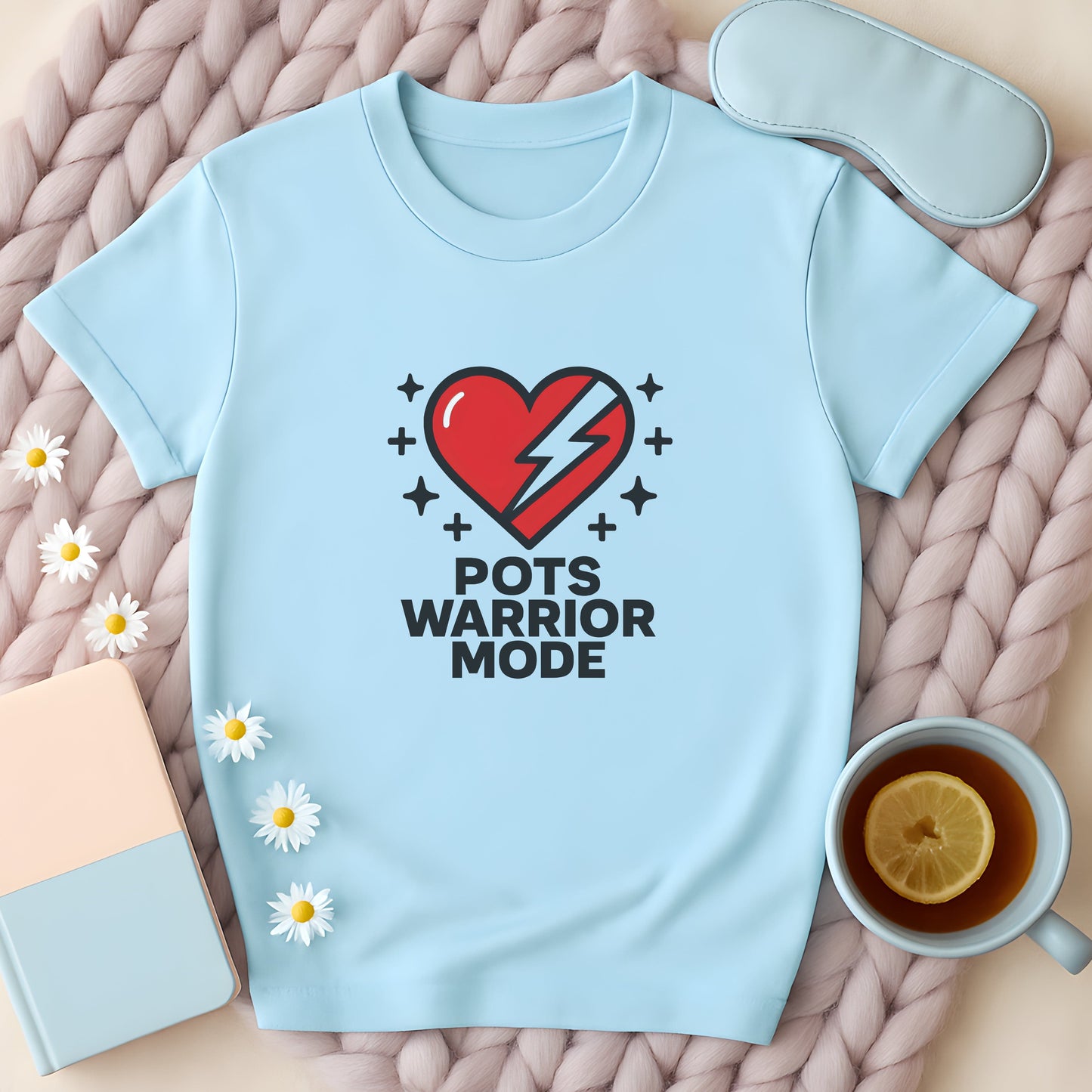 POTS Warrior Mode Heart T-Shirt