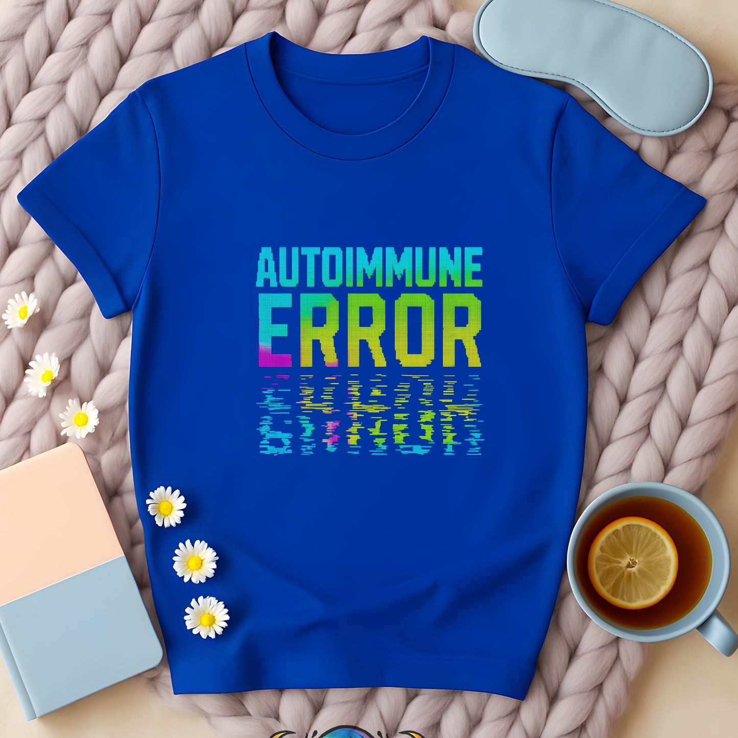 Autoimmune Error Glitch Neon T-Shirt