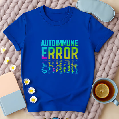 Autoimmune Error Glitch Neon T-Shirt