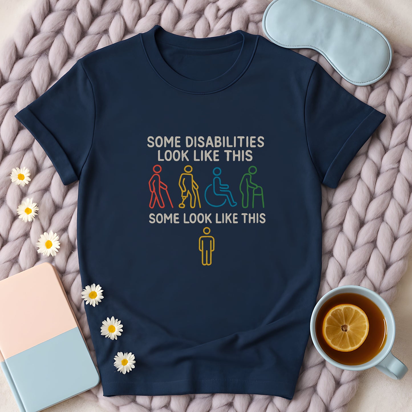 Some Disabilities Look Like This Colorful T-Shirt