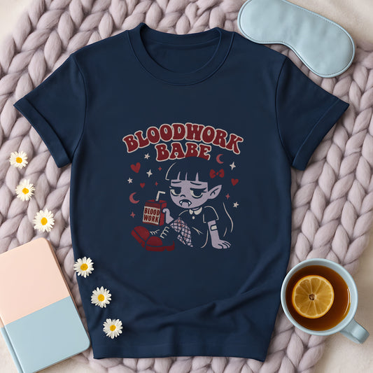 Bloodwork Babe Vampire T-Shirt