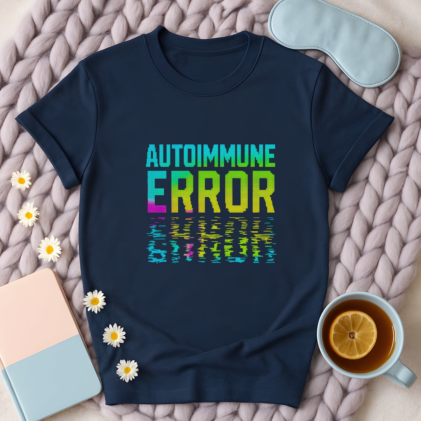 Autoimmune Error Glitch Neon T-Shirt