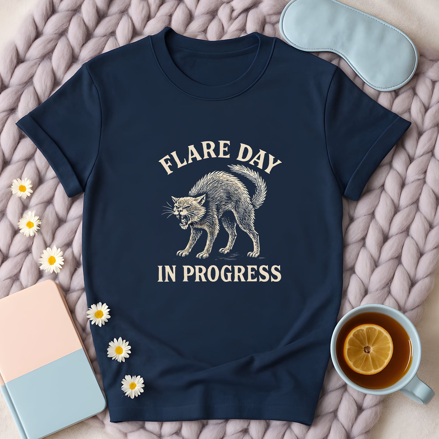 Flare Day In Progress Cat T-Shirt