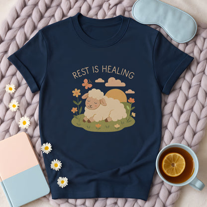 Rest Is Healing Sheep T-Shirt