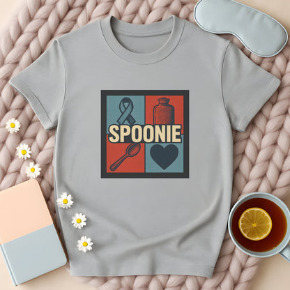 Spoonie Awareness Retro T-Shirt