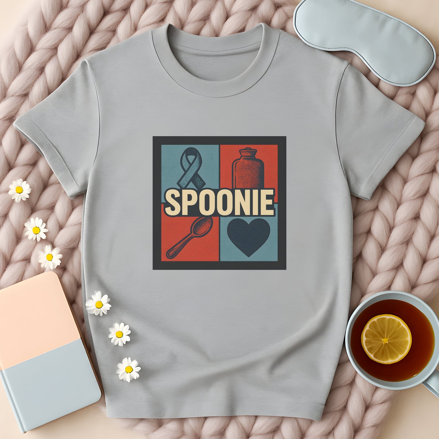Spoonie Awareness Retro T-Shirt
