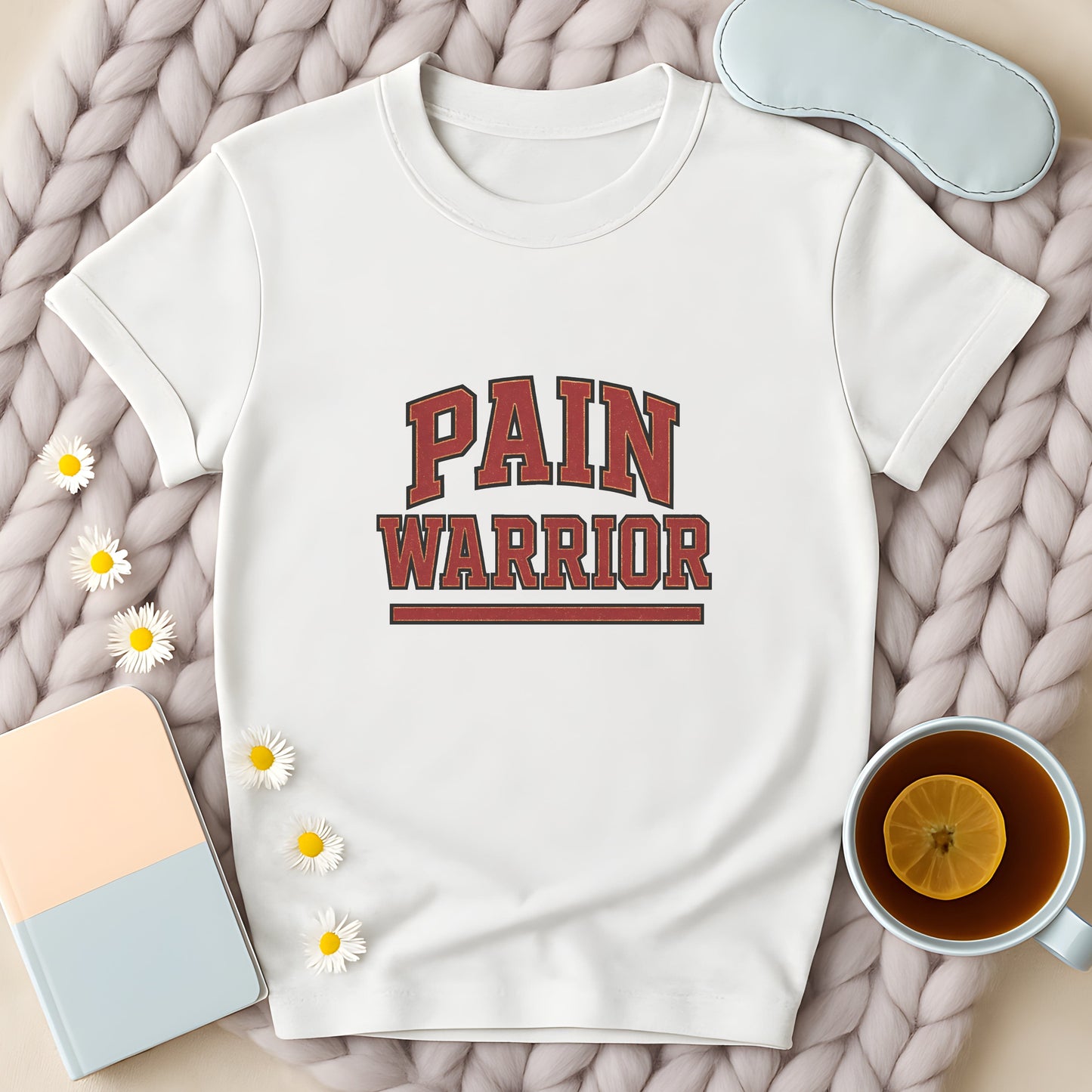 Pain Warrior Vintage College T-Shirt