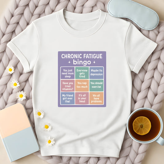 Chronic Fatigue Bingo T-Shirt