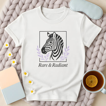 Rare and Radiant Zebra T-Shirt