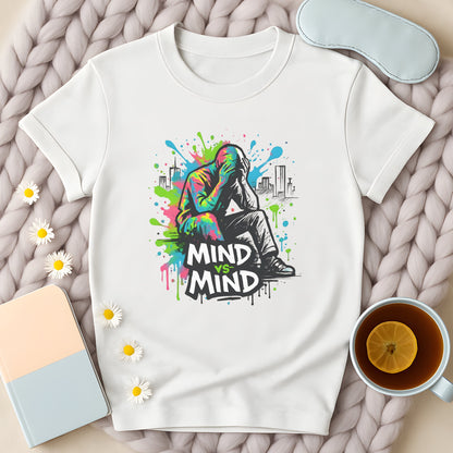 Mind Vs Mind Mental Health City T-Shirt