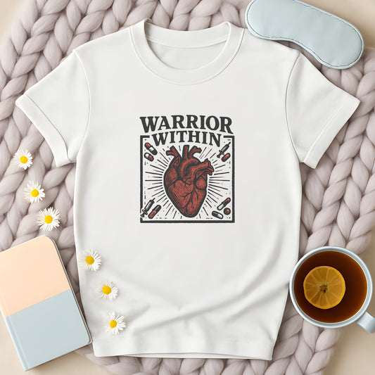 Warrior Within Heart T-Shirt