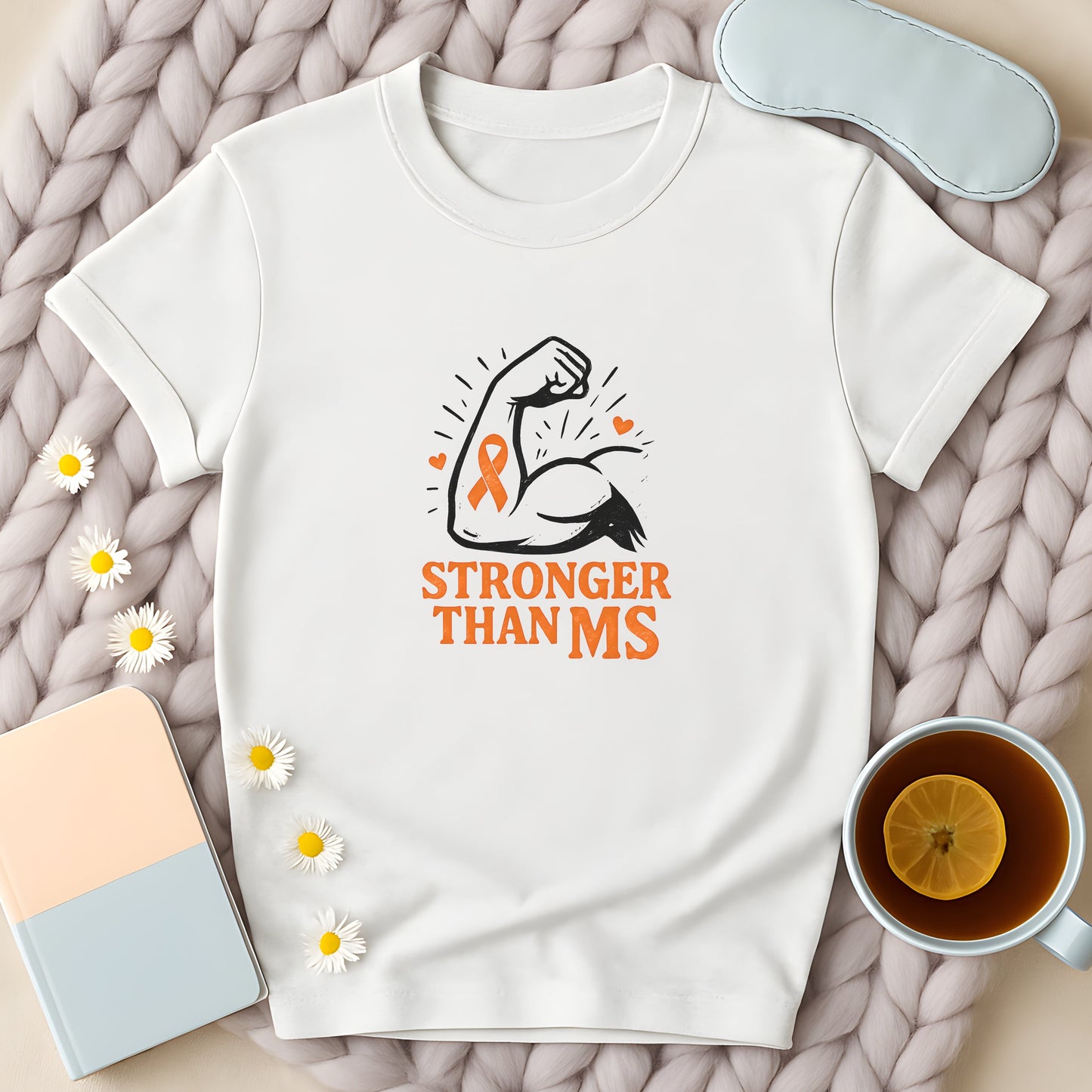 Stronger Than MS Bicep T-Shirt