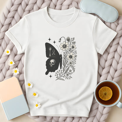 Gothic Spoonie Butterfly T-Shirt