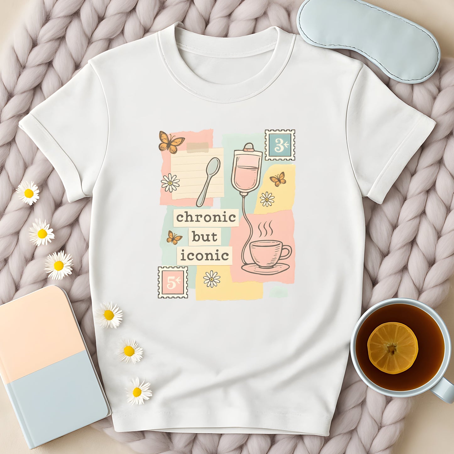 Chronic But Iconic Scrapbook T-Shirt