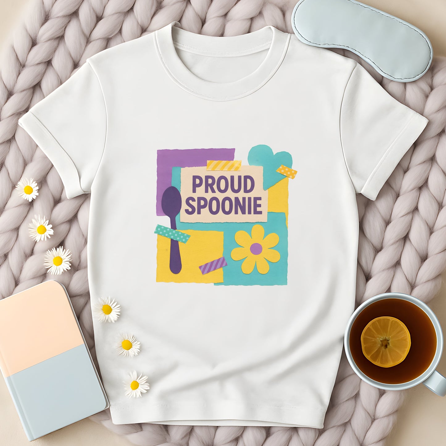 Proud Spoonie Scrapbook T-Shirt