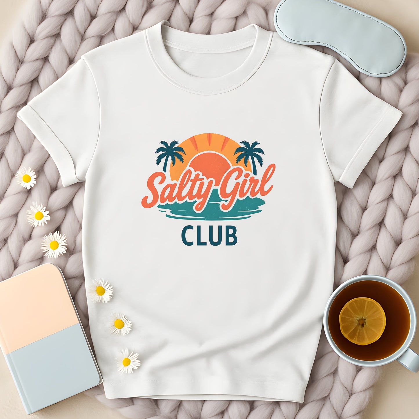 Salty Girl Club Beach T-Shirt