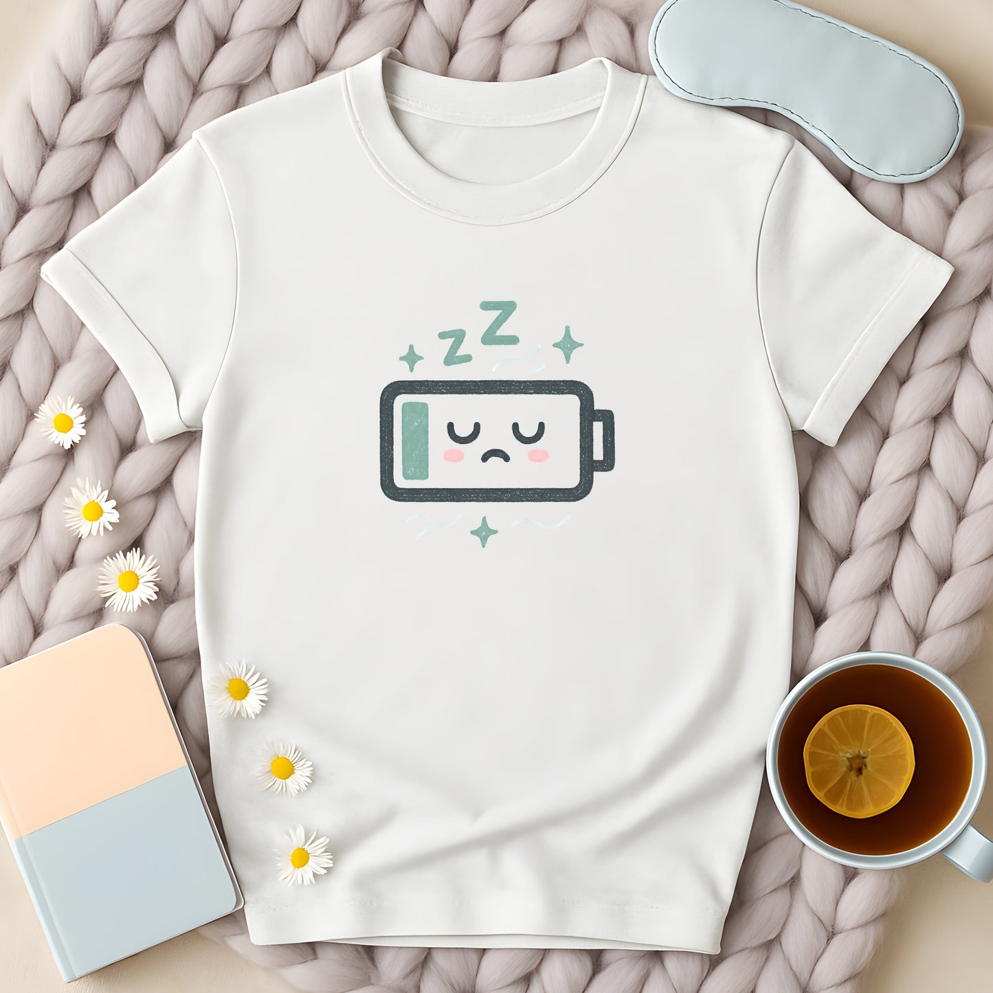 Sleepy Low Energy Battery T-Shirt