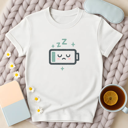 Sleepy Low Energy Battery T-Shirt