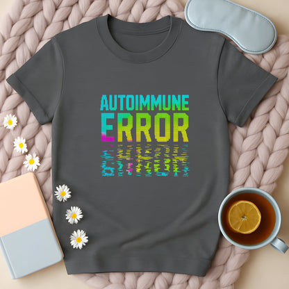 Autoimmune Error Glitch Neon T-Shirt