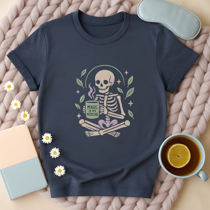 Magic Is My Medicine Skeleton T-Shirt