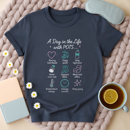 A Day In The Life With POTS T-Shirt