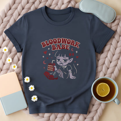 Bloodwork Babe Vampire T-Shirt