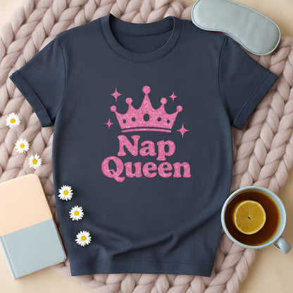 Nap Queen Pink Crown T-Shirt