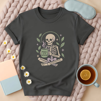 Magic Is My Medicine Skeleton T-Shirt